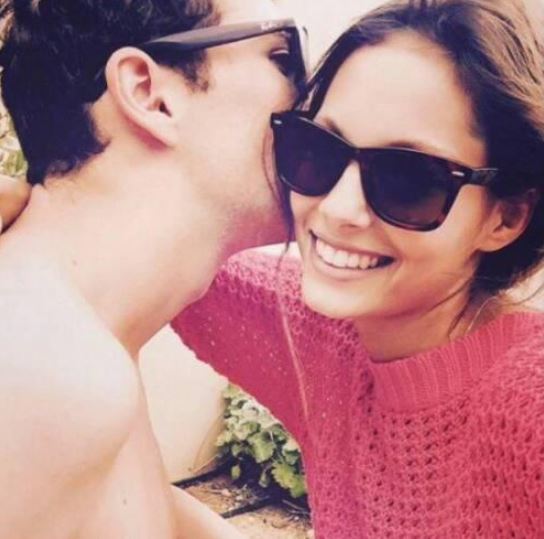 Mathea Fischer with her boyfriend Leon Goretzka
